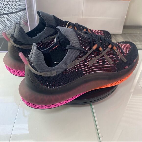 🆕 Adidas 4D Fusio 'Black Orange Pink'  - Mens Sizes - Picture 5 of 15